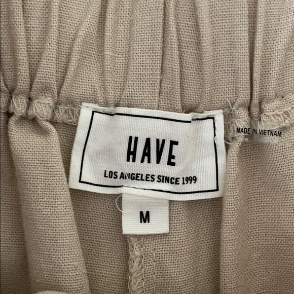 Tan Envelope Shorts - Picture 2 of 3